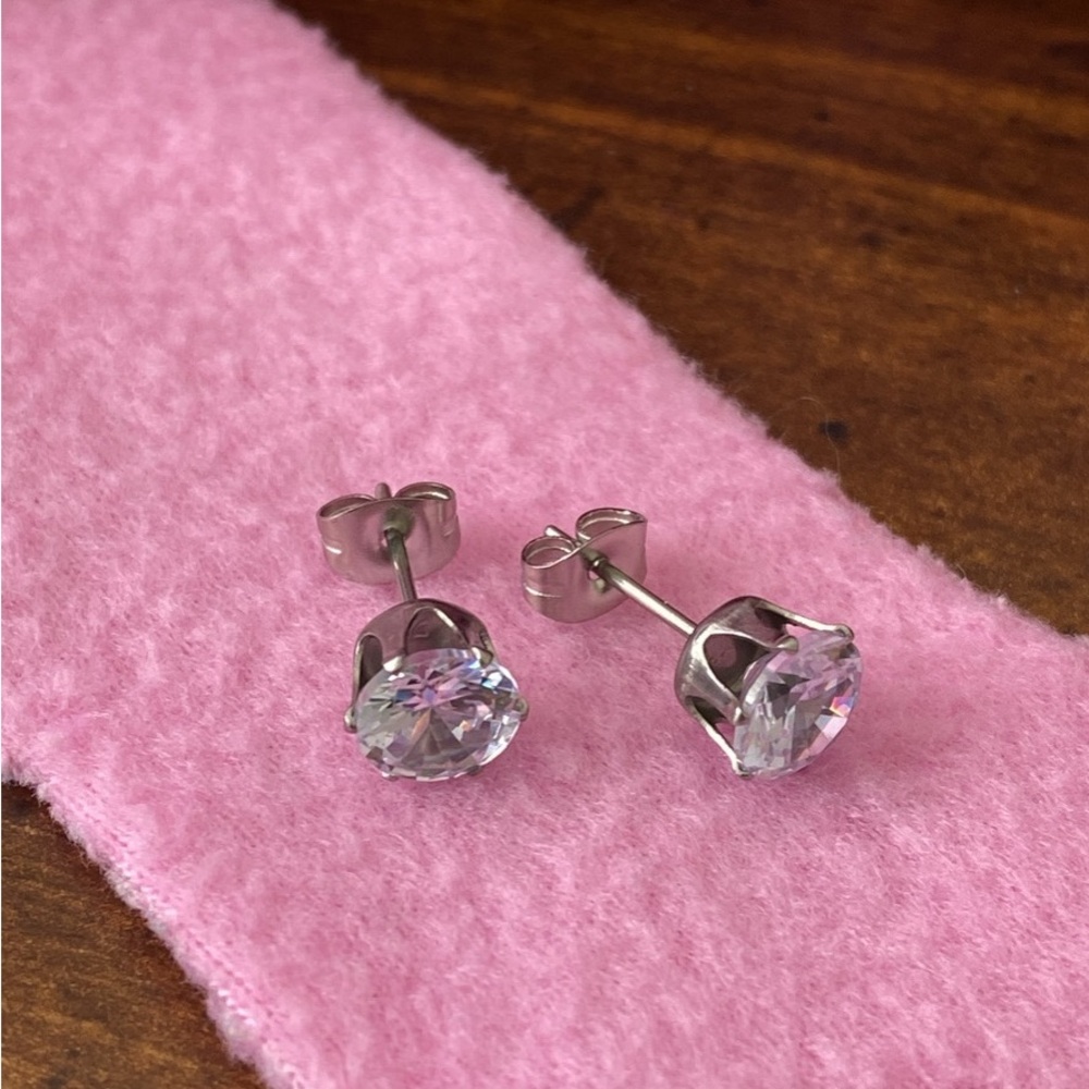 Silver Stud Earrings
